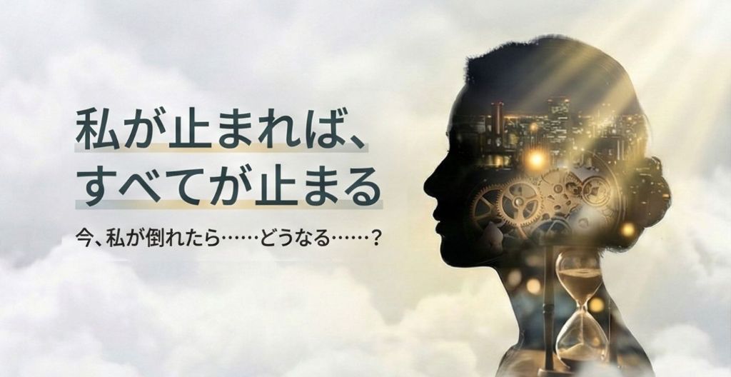 私が止まれば、すべてが止まる 今、私が倒れたら……どうなる……?